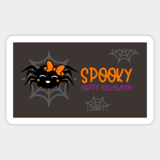 Cute Bat Girl - Spooky ,Happy Halloween Magnet